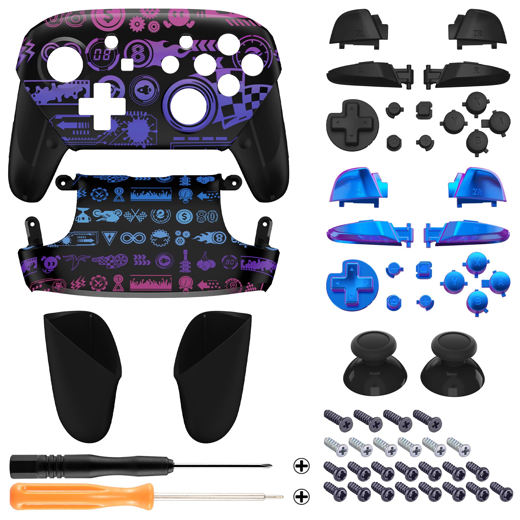 Amazon.com: eXtremeRate Deluxe Championship Faceplate Backplate